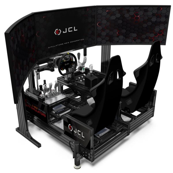 SIMULATEUR BIPLACE RALLYE 34" INCURVÉ 4 D-BOX